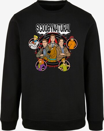 ABSOLUTE CULT Sweatshirt 'Scooby - Natural Characters' in Zwart: voorkant