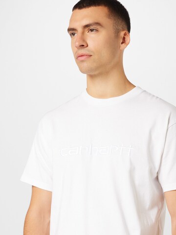 balta Carhartt WIP Marškinėliai 'Duster'