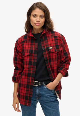 Superdry Between-Season Jacket in Red: front