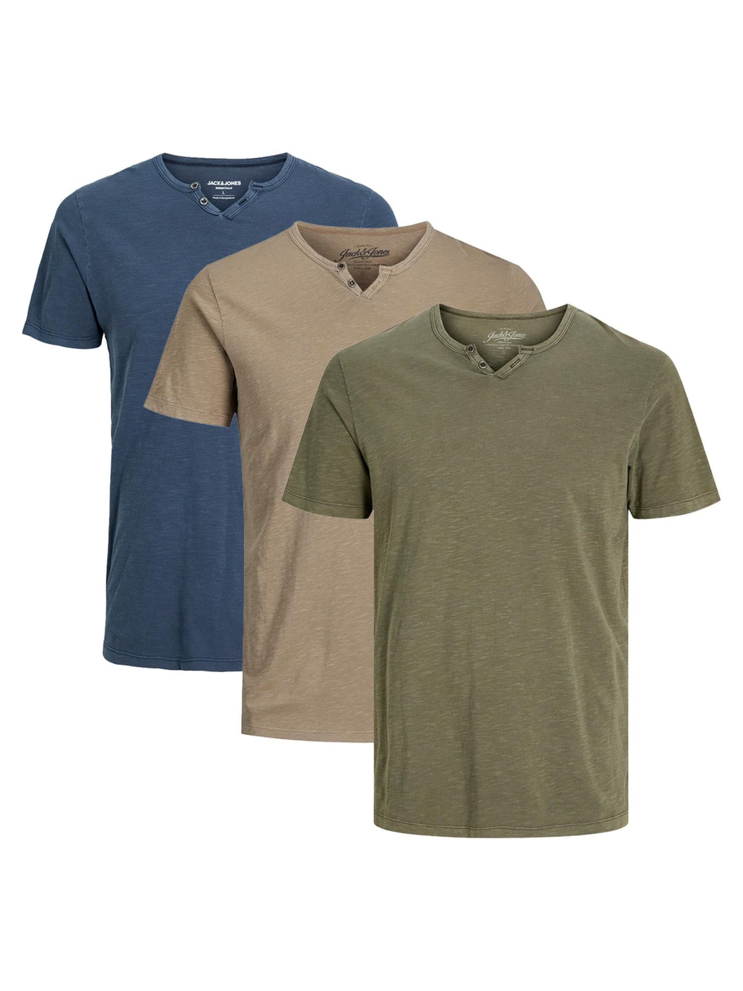 JACK & JONES Shirt 'Split' in Blauw: voorkant