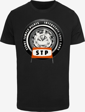 T-Shirt 'Stone Temple Pilots - Interstate love song tire' Merchcode en noir : devant