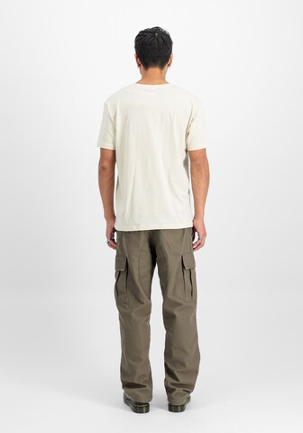 Regular fit Maglietta di ALPHA INDUSTRIES in bianco