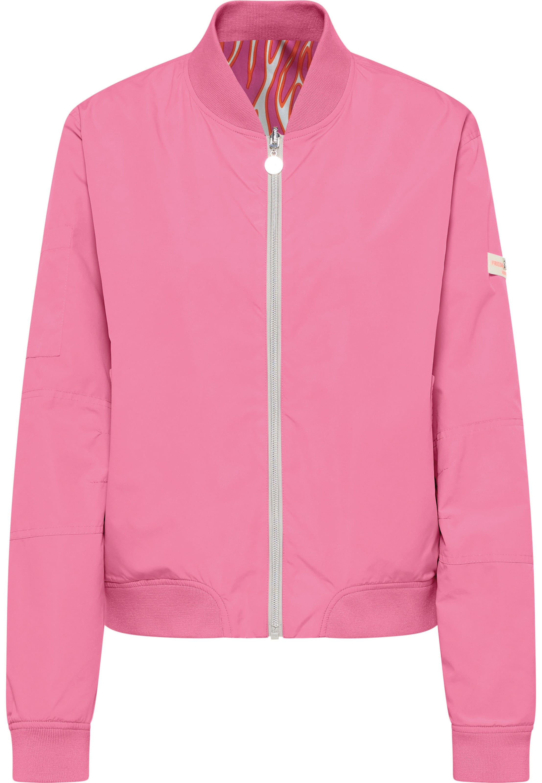 Frieda & Freddies NY Between-Season Jacket 'Brooklyn' in Pink: front