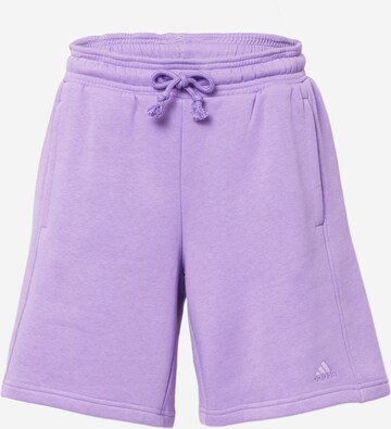 Regular Pantalon de sport 'All Szn' ADIDAS SPORTSWEAR en violet : devant
