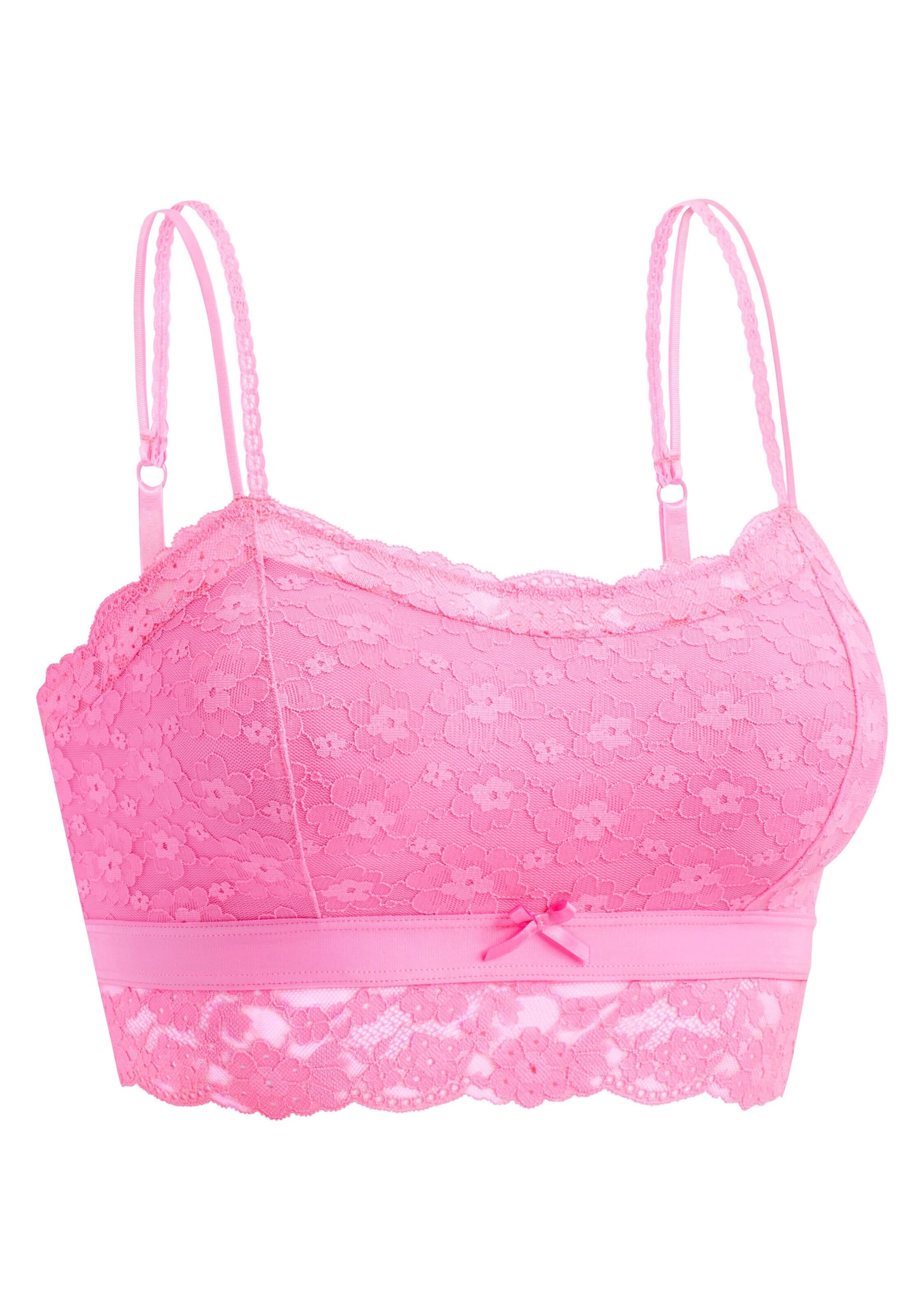 Bustier Soutien-gorge VIVANCE en rose : devant