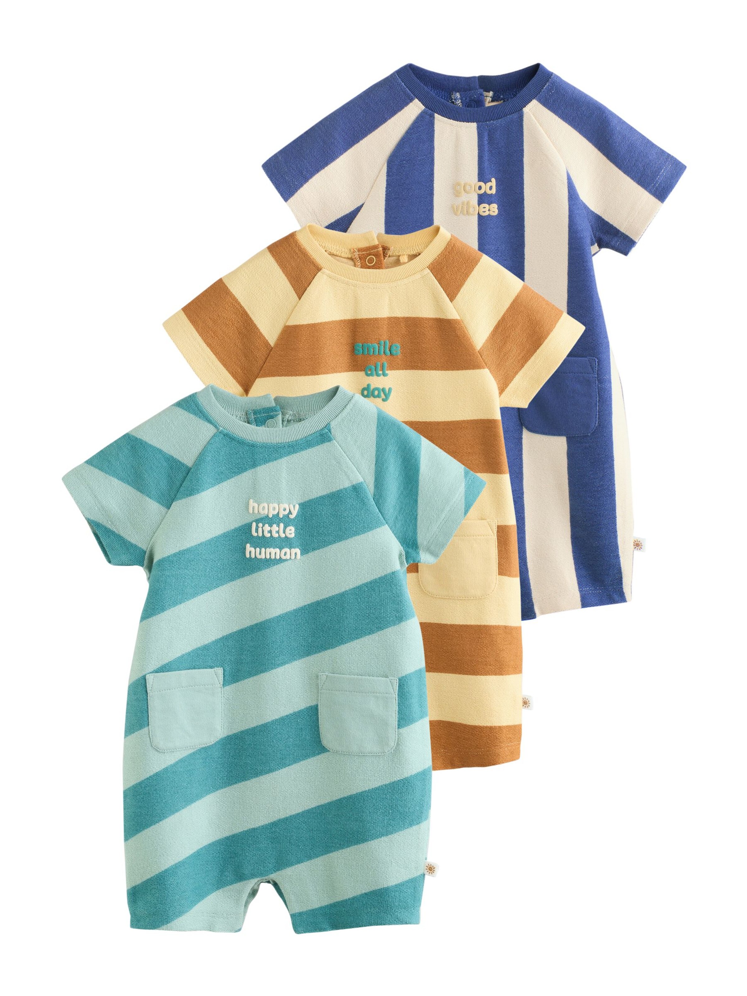 Next Strampler in Mischfarben: Vorderseite