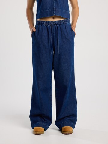 Wide Leg Jean America Today en bleu : devant