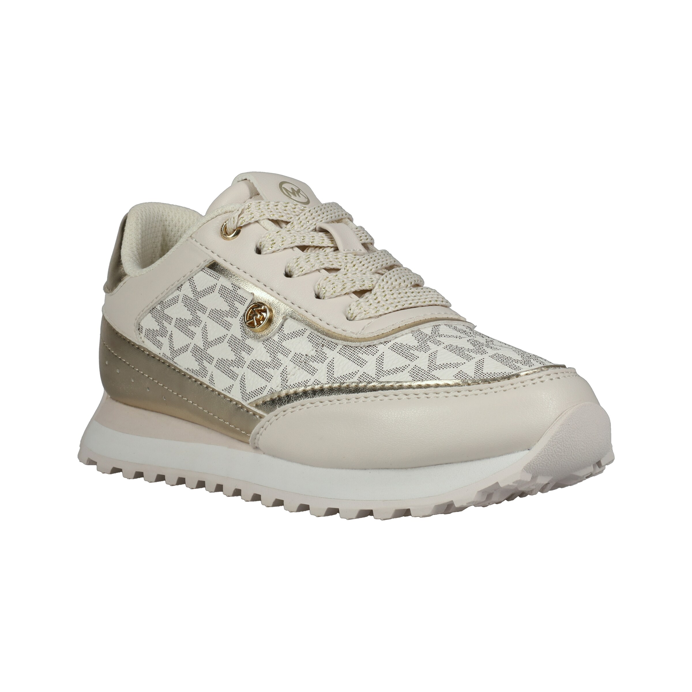 Sneaker 'NOVA' di Michael Kors Kids in beige: frontale