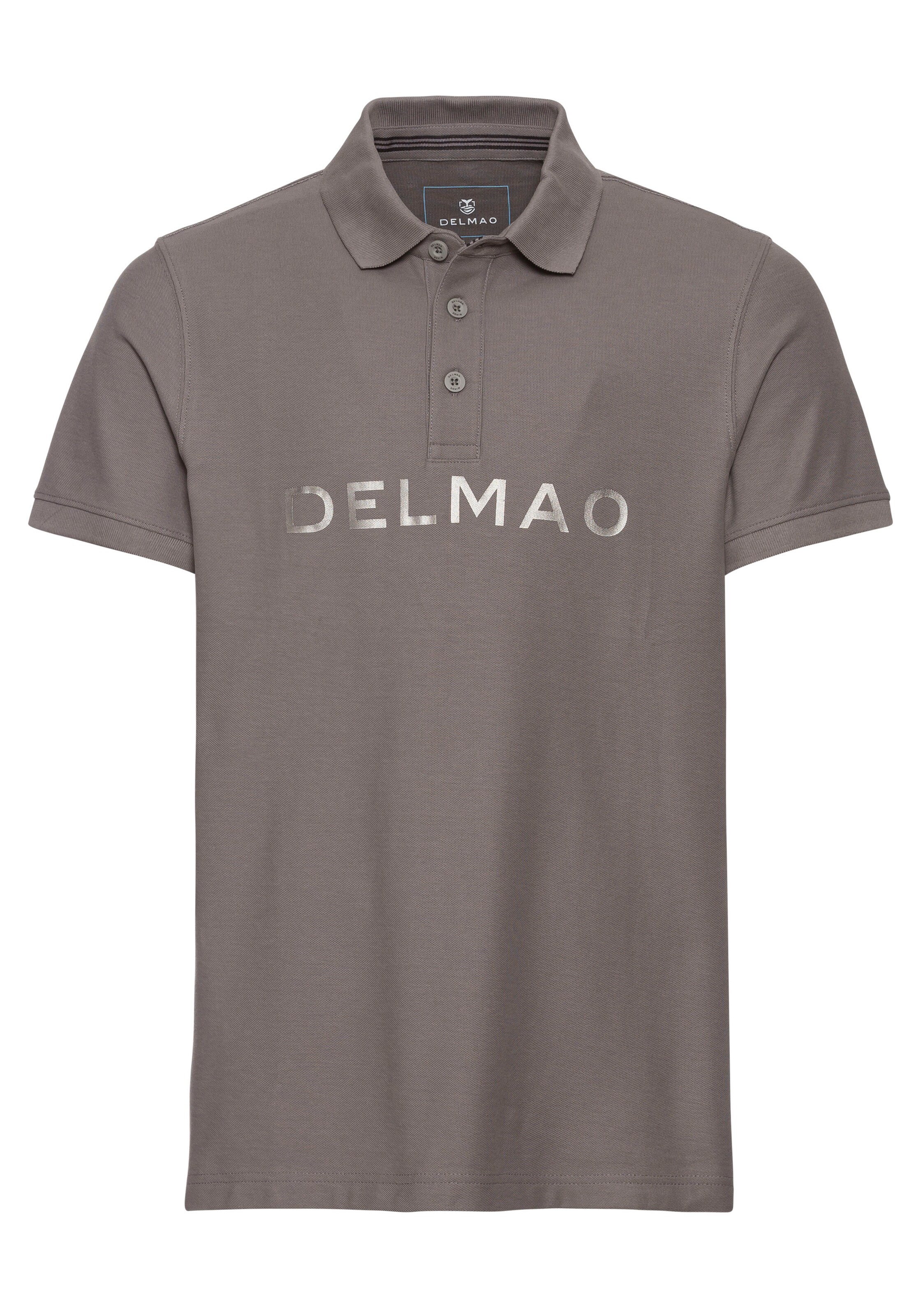 DELMAO Shirt in Grey: front