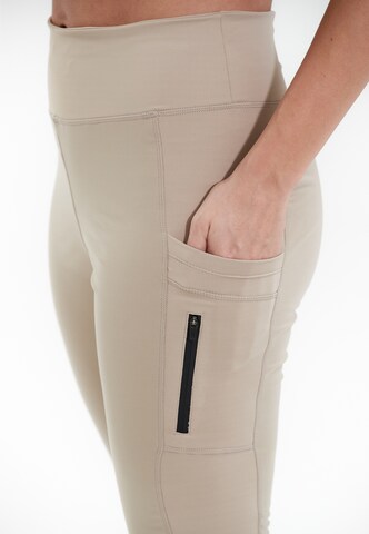 ENDURANCE Skinny Sportbroek 'Janney' in Beige