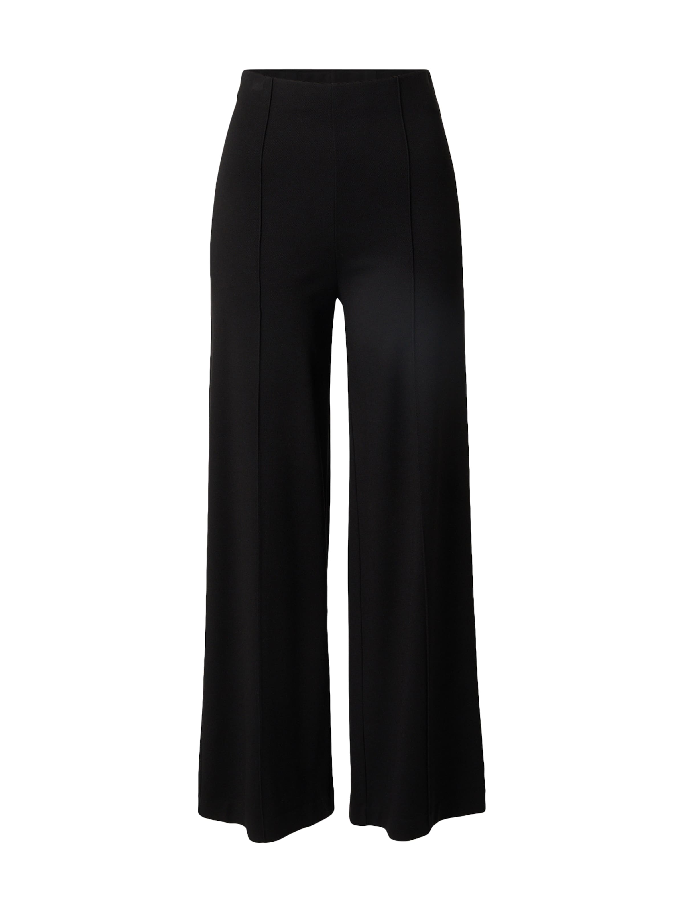 EDITED Wide leg Trousers 'Leva' in Black: front