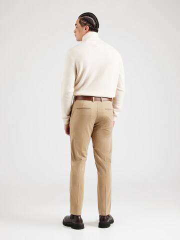 JACK & JONES Slimfit Ráncos nadrág 'JPSTOLLIE FRANCO' - bézs