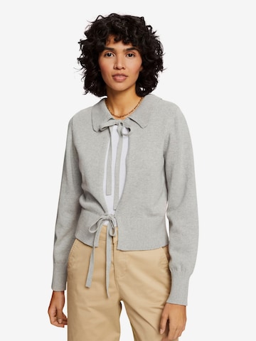 Cardigan ESPRIT en gris : devant