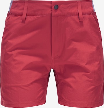 Haglöfs Regular Outdoor Pants 'Amfibious' in Red: front