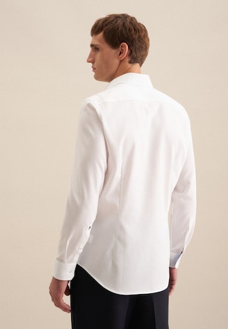 SEIDENSTICKER Slim fit Zakelijk overhemd in Wit
