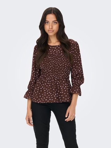 JDY Blouse 'Ella' in Brown: front