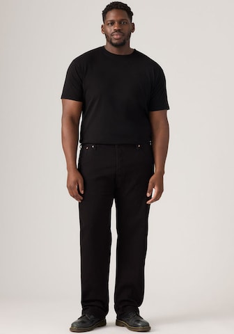 Levi's® Big & Tall Štandardný strih Džínsy '501® Original' - Čierna