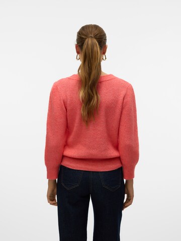 Pull-over 'VMVigga' VERO MODA en rouge