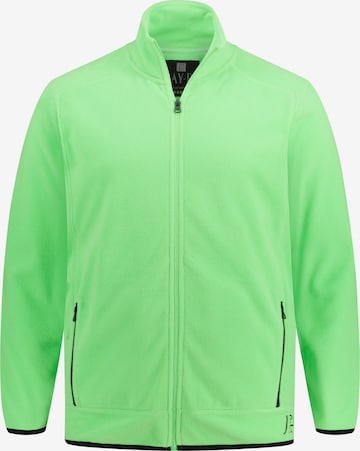 JAY-PI Fleece jas in Groen: voorkant