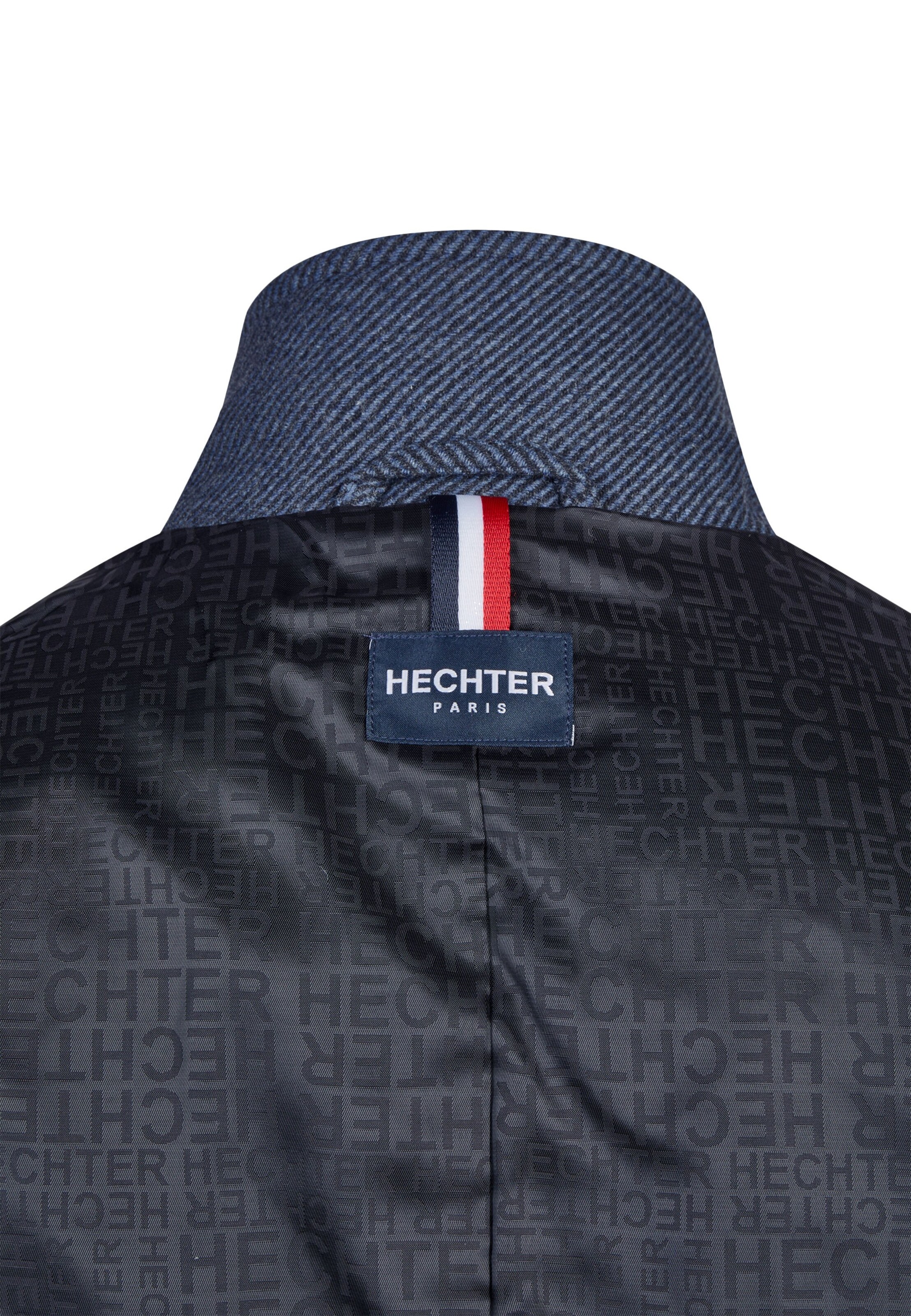 HECHTER PARIS Between-Seasons Coat 'Modern Fit' in Blue