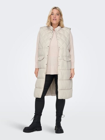 ONLY Carmakoma Vest i beige