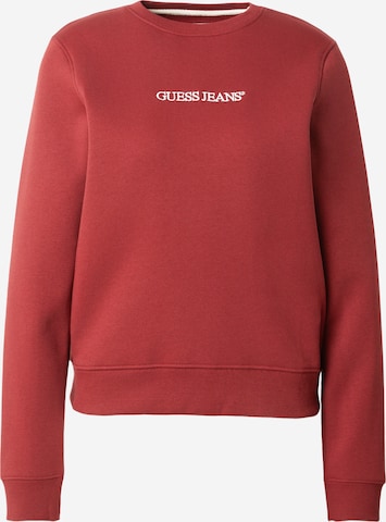 Felpa di GUESS JEANS in rosso: frontale