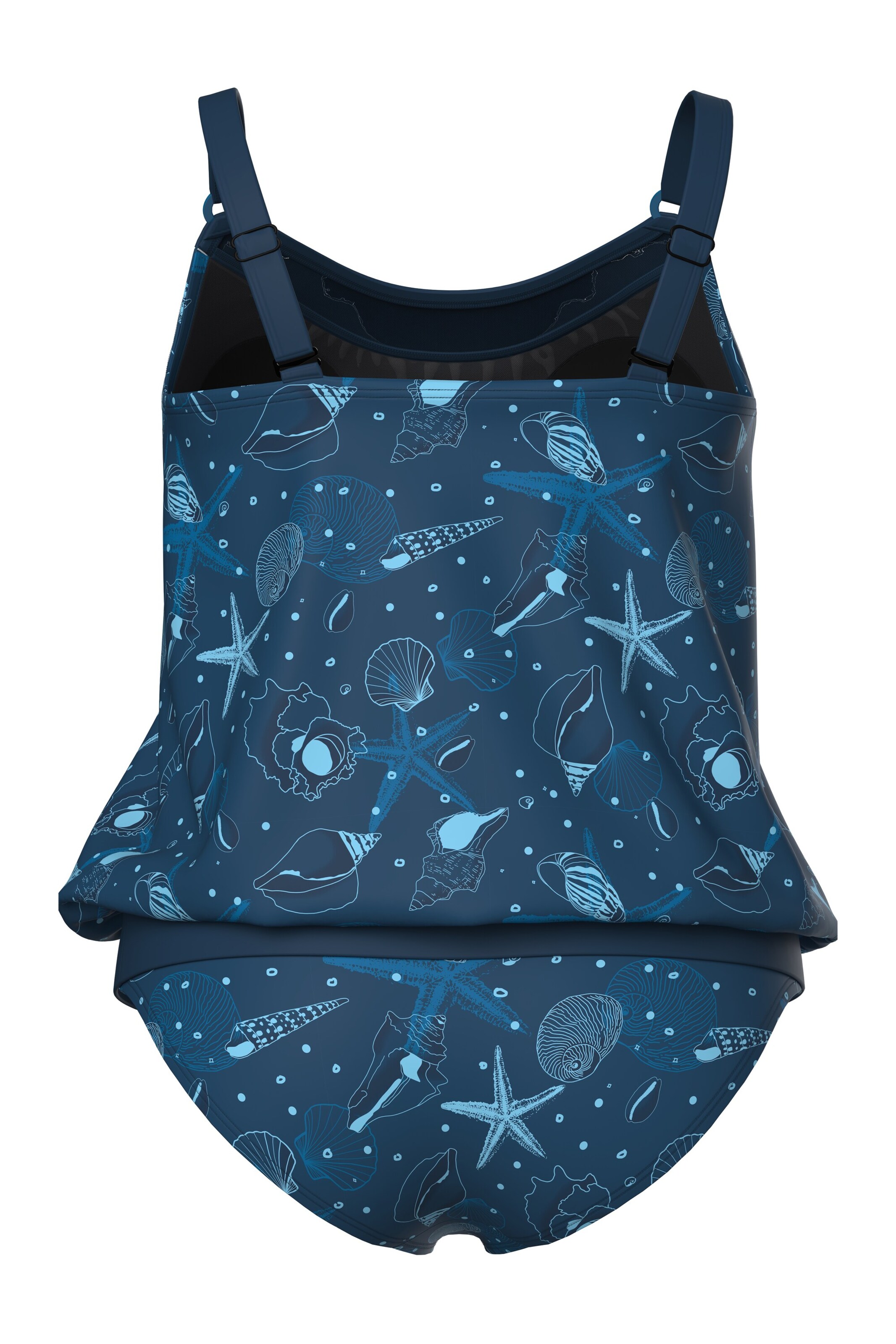 Ulla Popken Bandeau BH in Blauw