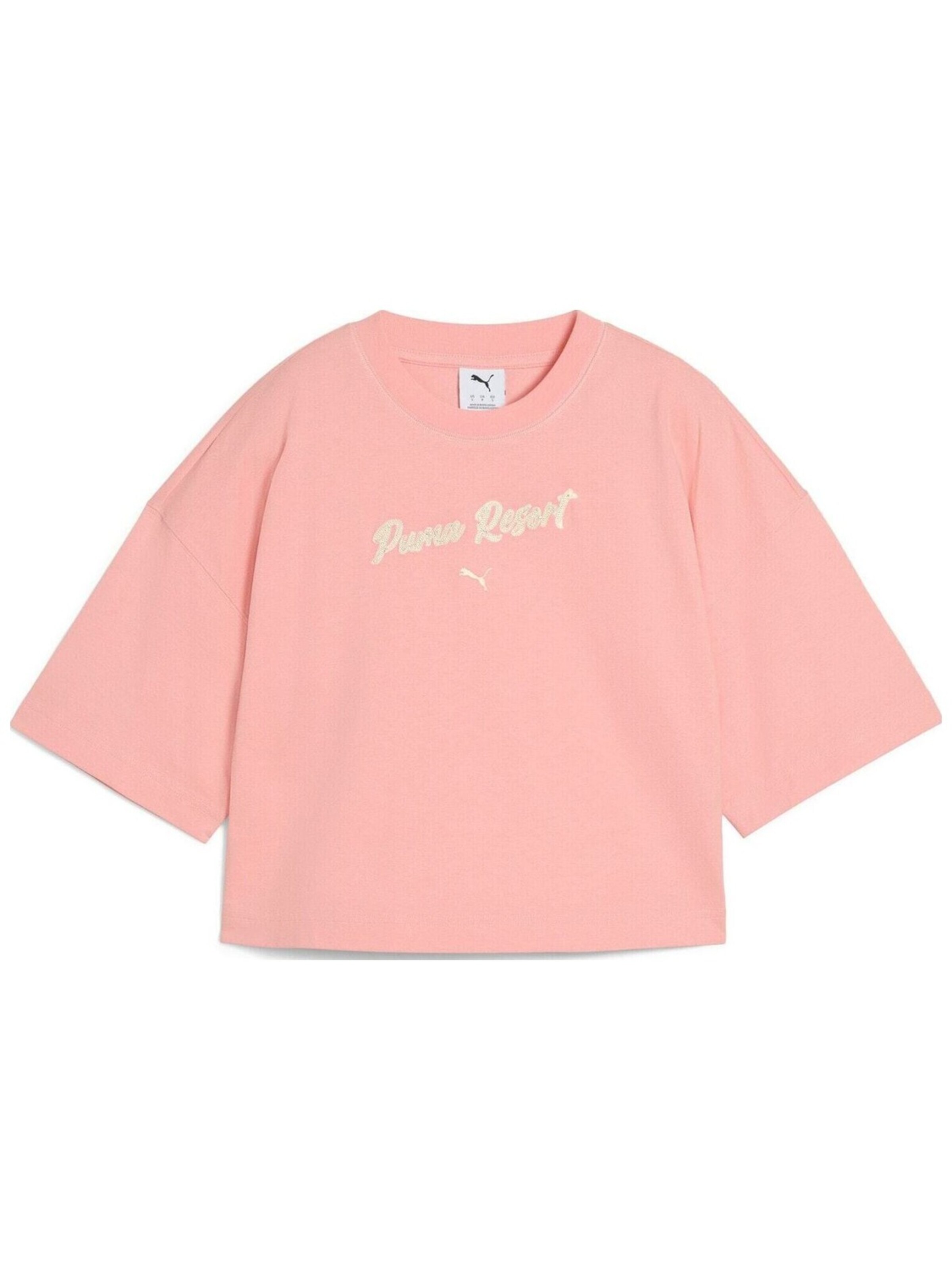 PUMA - Camiseta 'Puma Premium Ess Oversized Graphic Tee' en rosa