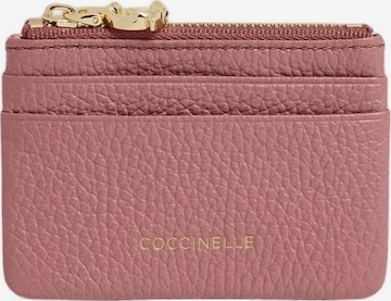 Astuccio 'C-me Small 1' di Coccinelle in rosa: frontale