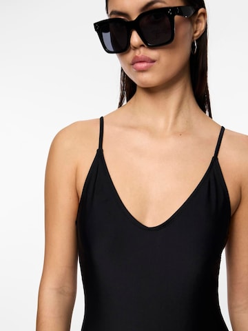 PIECES Triangle Swimsuit 'PCBAOMI' in Black