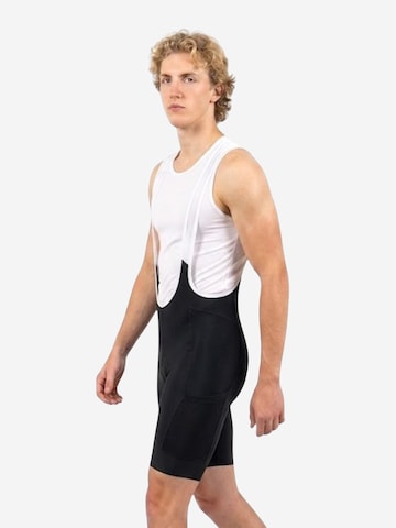 Skinny Pantalon de sport 'Wulibike Herren Radhose Kompression 3D-Polster 3-Taschen' WULIBIKE en noir