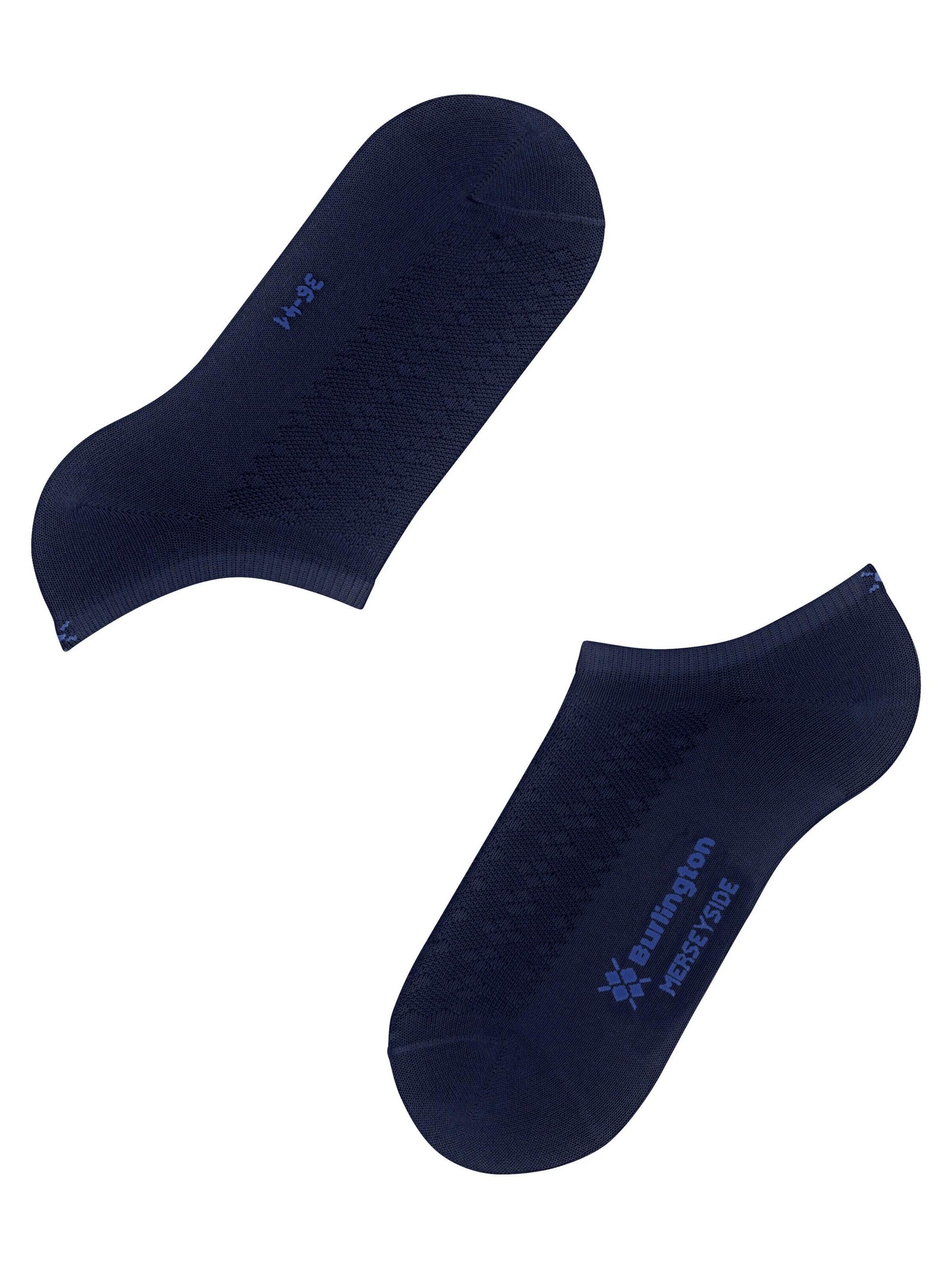 BURLINGTON Ankle Socks 'Merseyside' in Blue