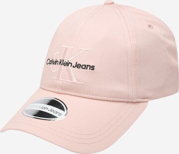 Casquette Calvin Klein Jeans en rose : devant