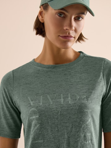 CECIL T-Shirt in Grün