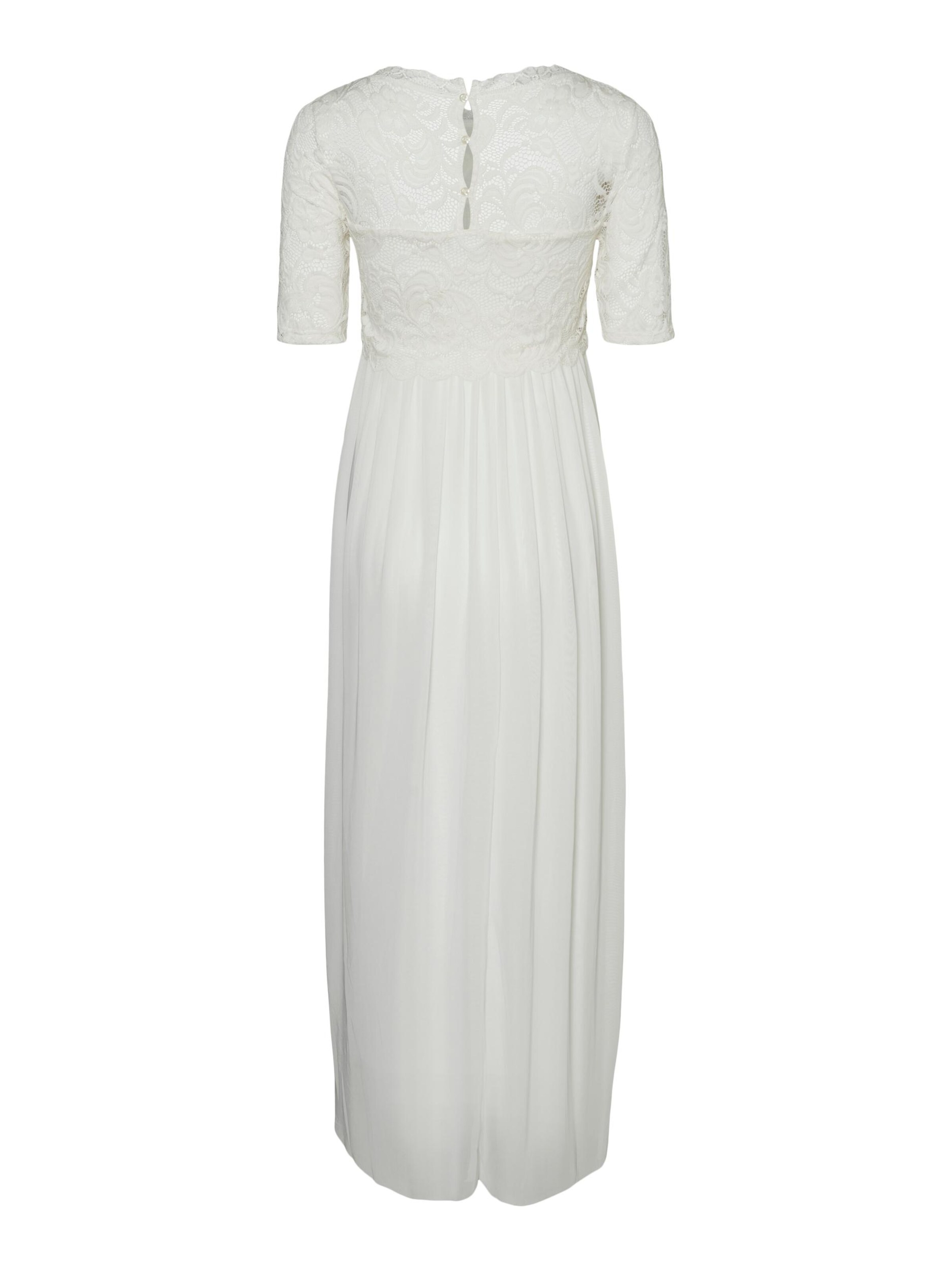 MAMALICIOUS Večerné šaty 'Mivane June' - Biela