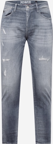 Le Temps Des Cerises Slimfit Jeans 'POWER C' in Grau: predná strana
