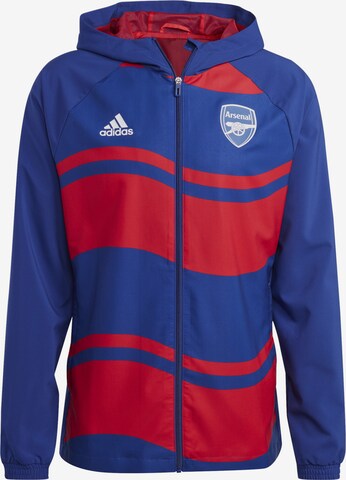 ADIDAS SPORTSWEAR Athletic Jacket 'FC Arsenal' in Blue: front