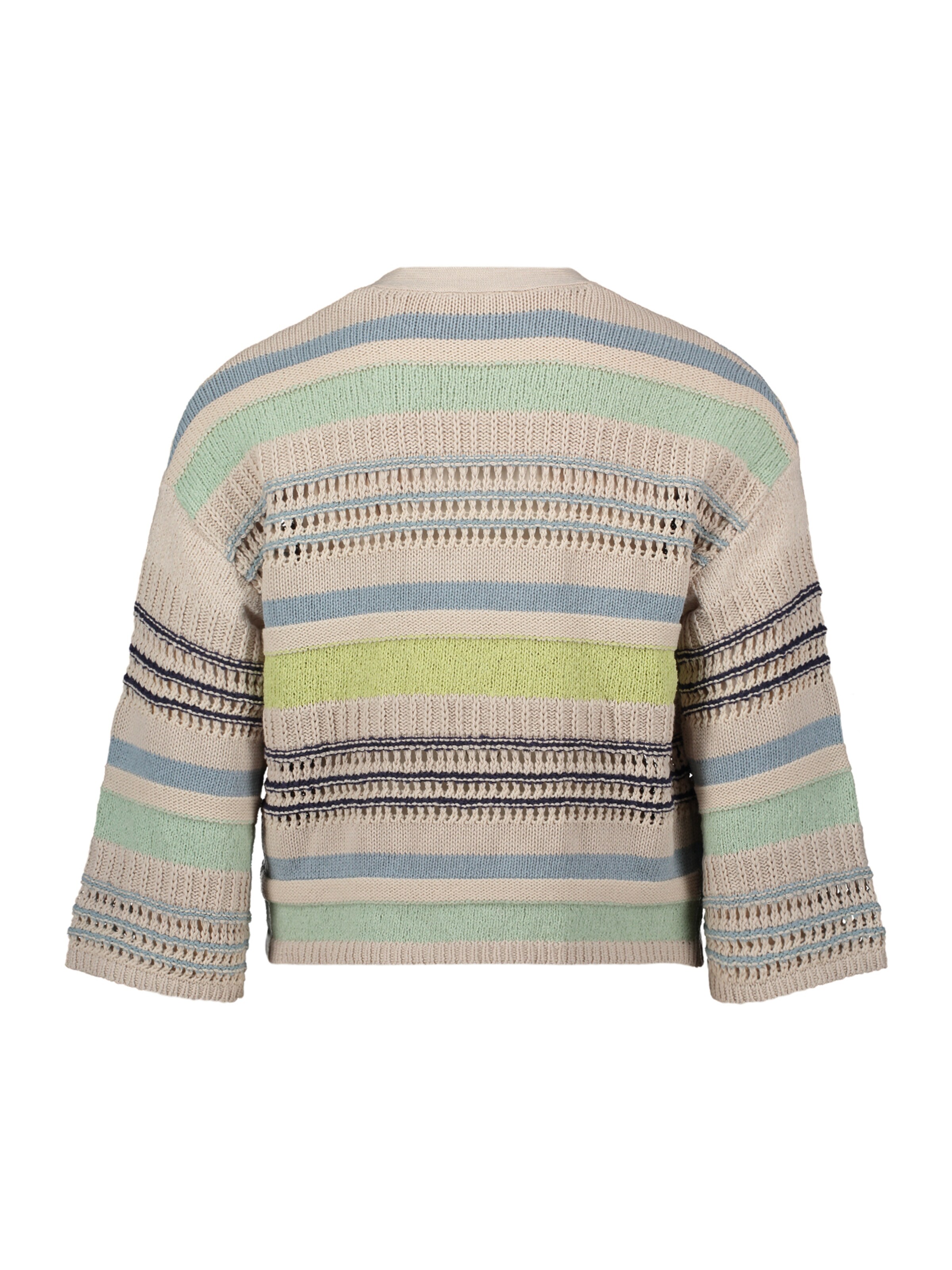 Cartoon Strickjacke in Mischfarben