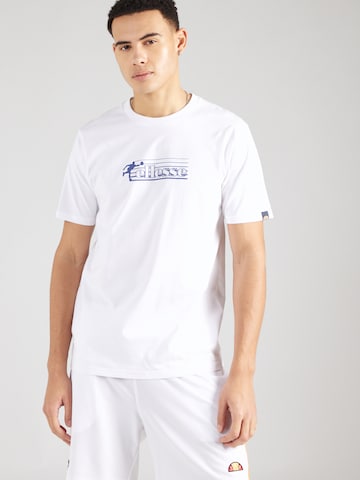 ELLESSE Тениска 'Compellioni' в бяло: отпред