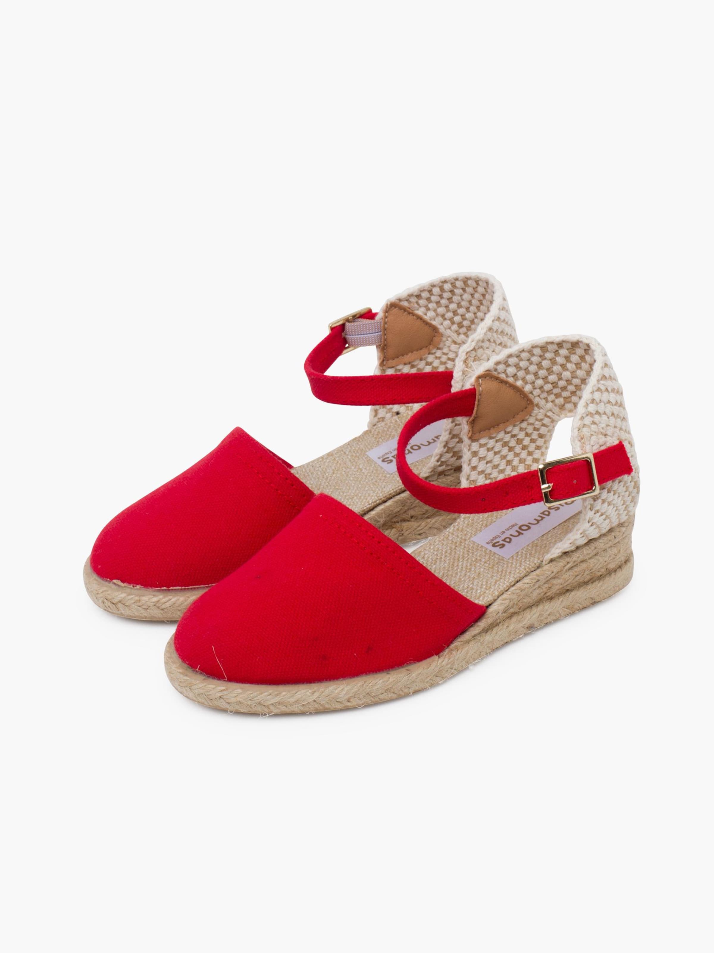Pisamonas - Sandalias en rojo