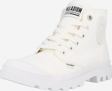 Palladium Sneakers hoog 'Pampa' in Wit: voorkant