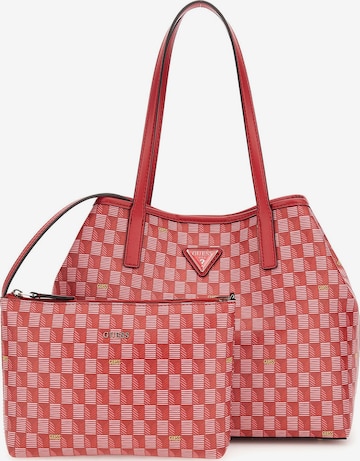 GUESS Schultertasche 'Vikky' in Rot: predná strana