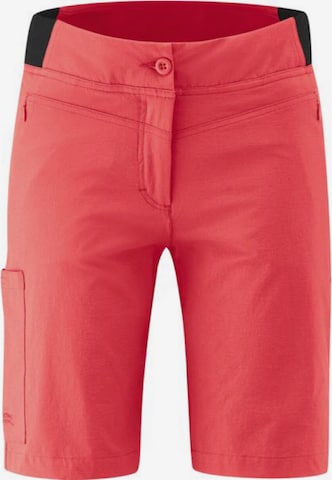 Maier Sports Outdoor Pants in Red: front