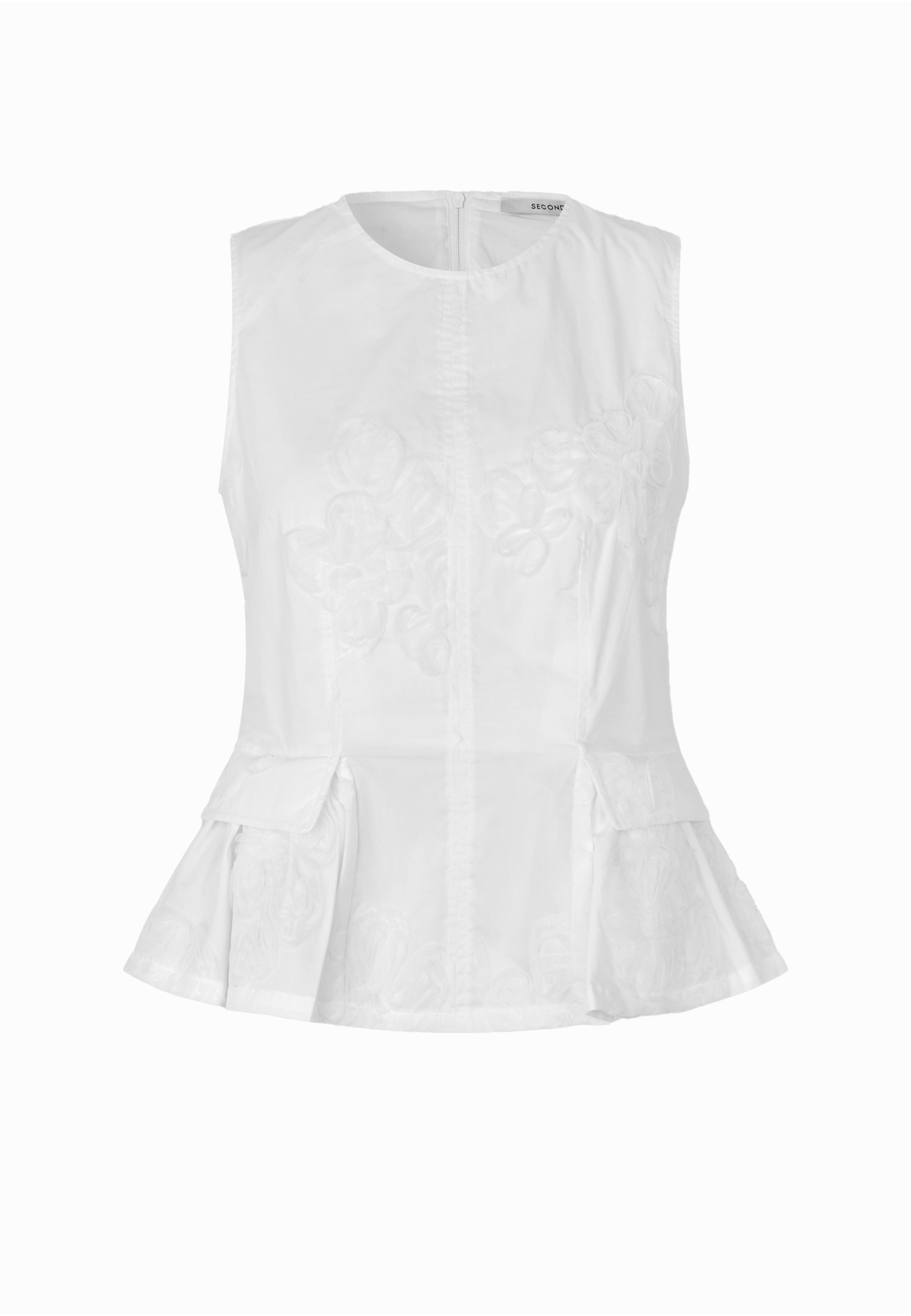 Chemisier 'Ashley' SECOND FEMALE en blanc : devant