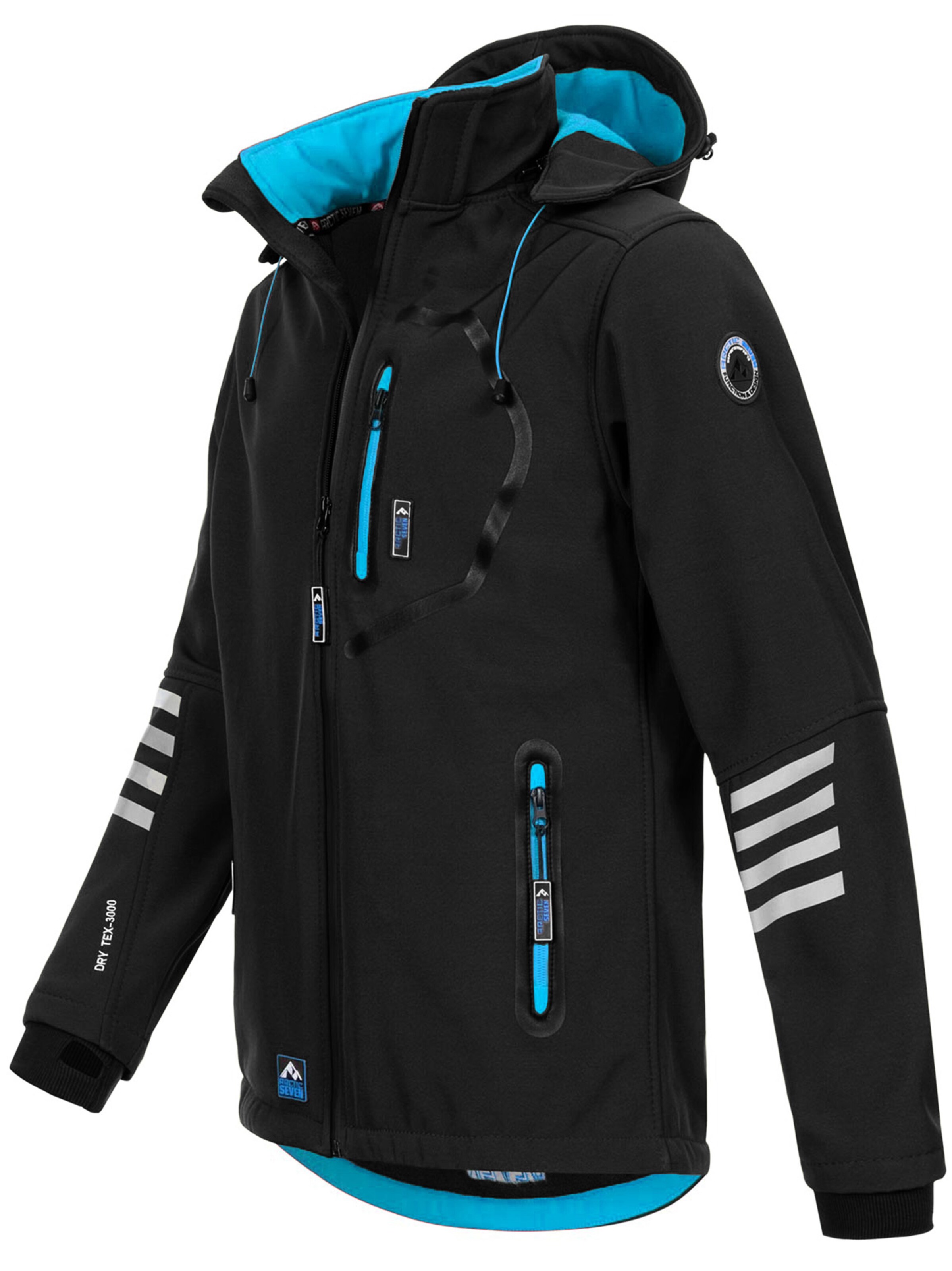 Arctic Seven Tussenjas in Zwart