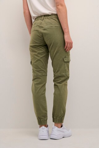 Kaffe Tapered Cargobroek 'Sarina' in Groen