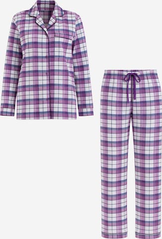 LEAFLETIC Pajama 'Leafletic Women’s Night Wear Long set' in Purple: front