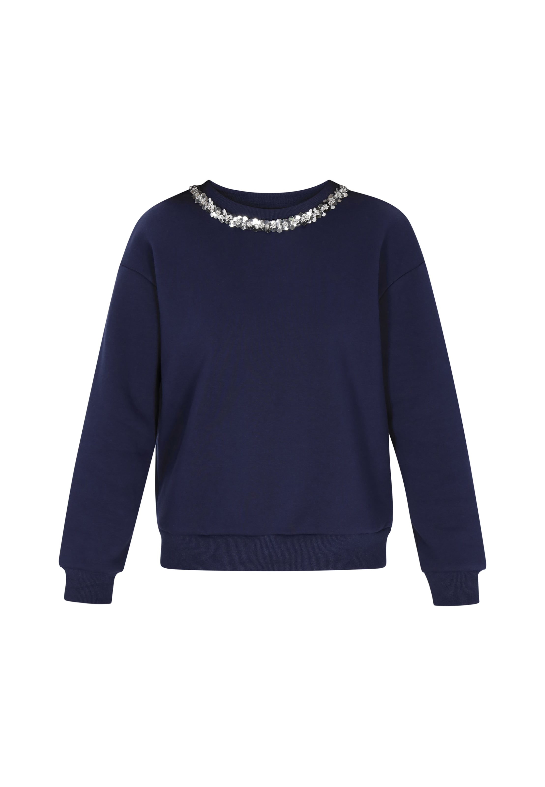 Sweat-shirt faina en bleu : devant