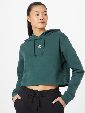 ADIDAS ORIGINALS Sweatshirt 'Adicolor Essentials Fleece' in Green: front