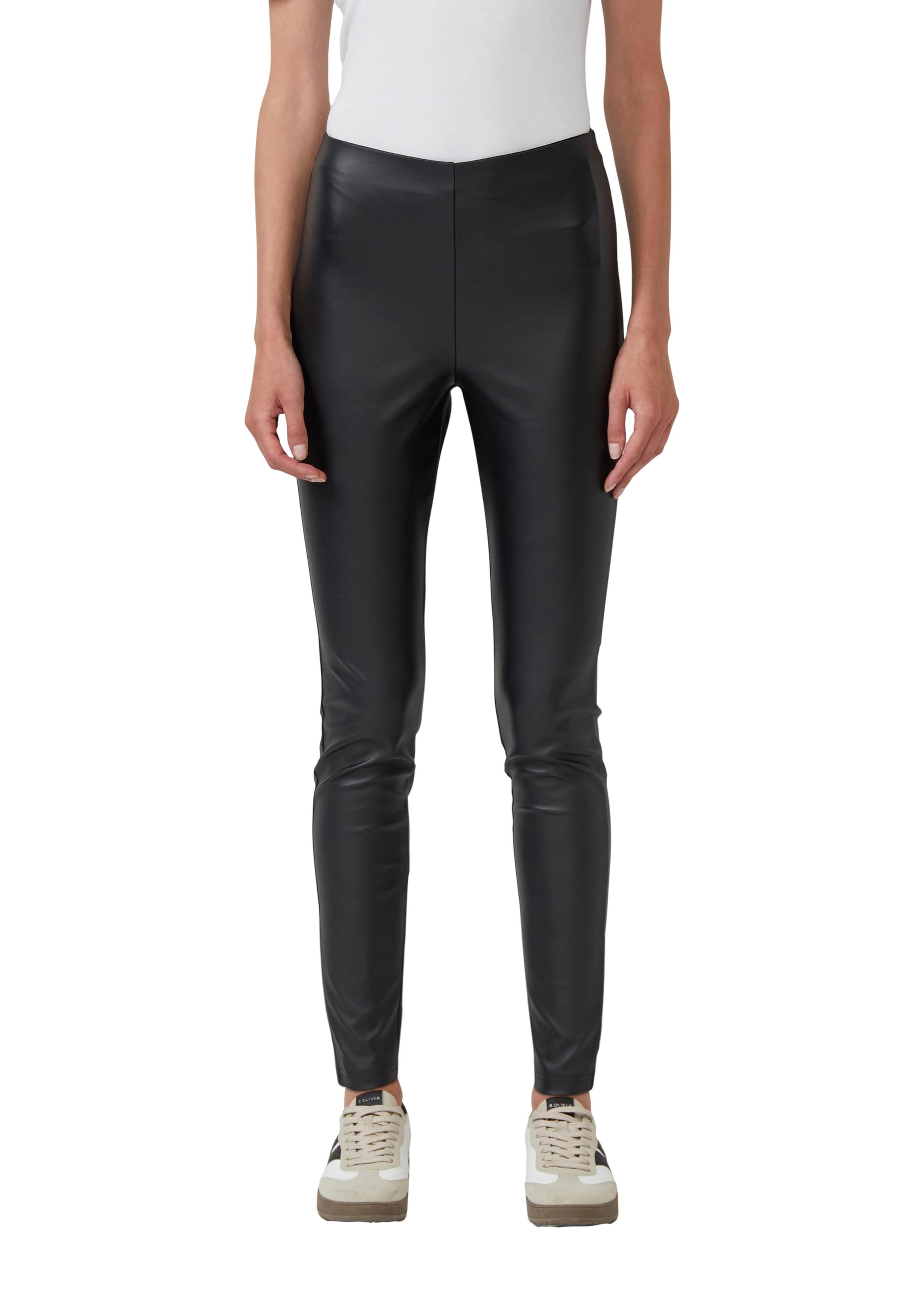Coupe slim Pantalon s.Oliver en noir : devant